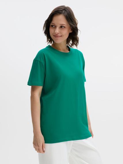 Футболка Regent 150 зеленая (изумрудная), размер S