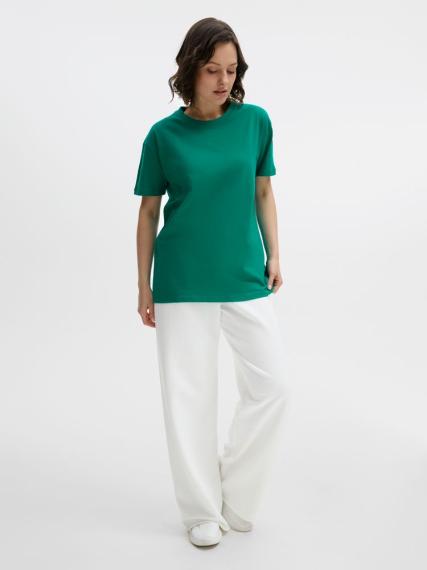 Футболка Regent 150 зеленая (изумрудная), размер S