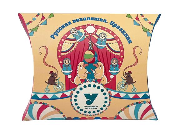 Платок «Русская неваляшка. Праздник»