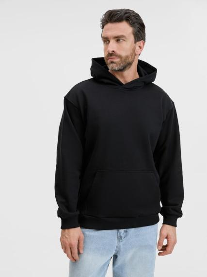 Худи унисекс оверсайз Songo, черное, размер XS/S