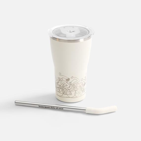 Термостакан Sapporo, белый