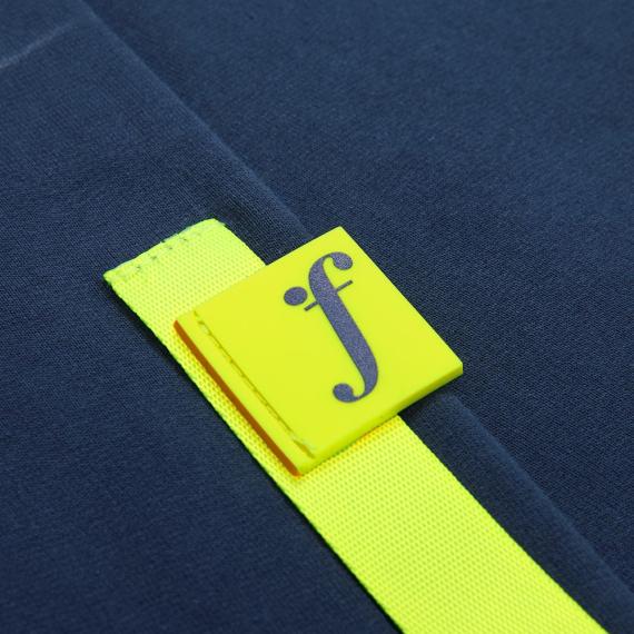 Футболка оверсайз с двойным рукавом Kosmos, темно-синяя, размер XS/S