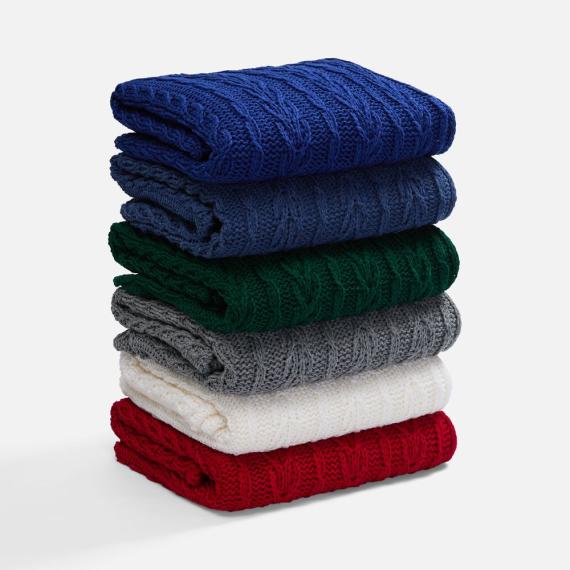 Плед Eloisa, темно-синий (кобальт)