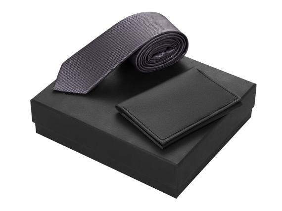 Подарочный набор Long River: обложка для паспорта, галстук