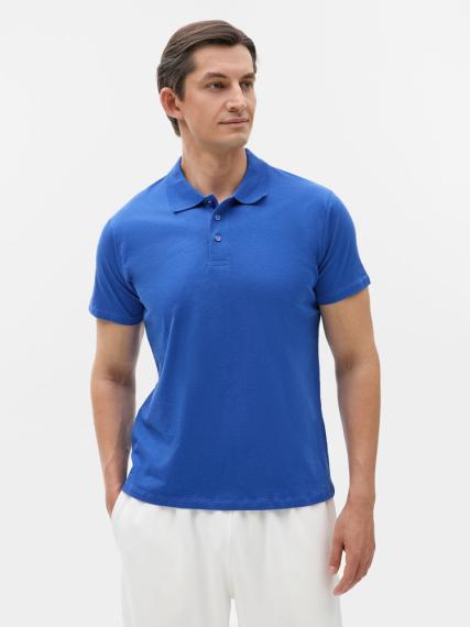 Рубашка поло мужская Prescott men 170 ярко-синяя, размер XXL