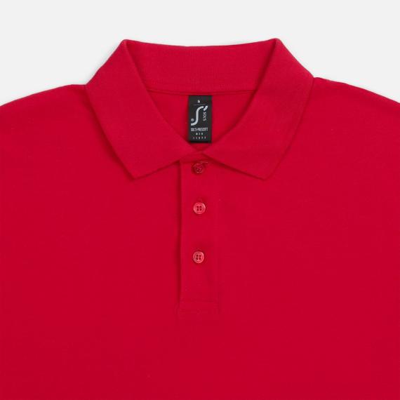 Рубашка поло мужская Prescott men 170 красная, размер XL