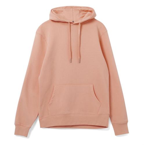 Толстовка с капюшоном унисекс Hoodie, бежевая (nude), размер M